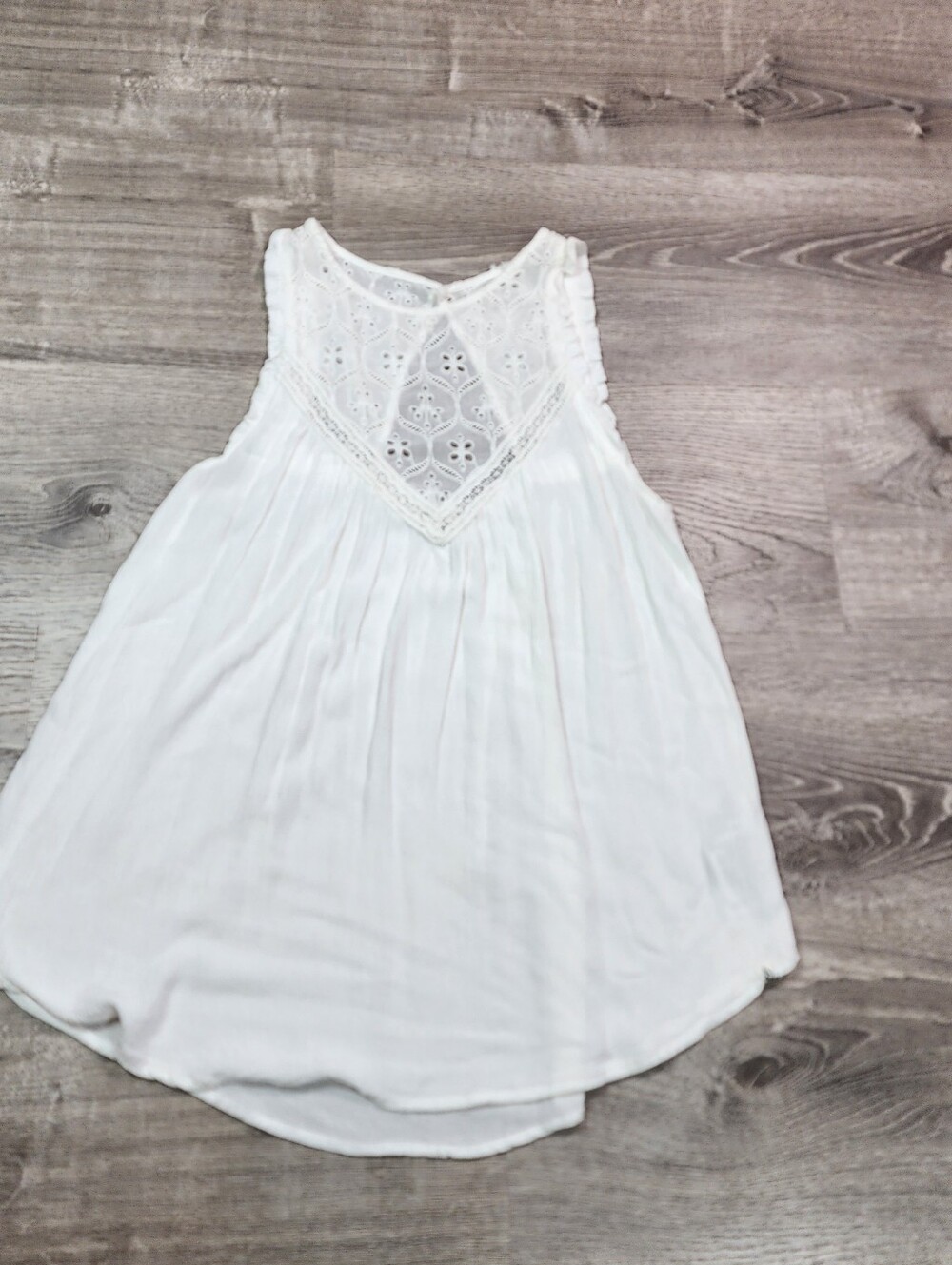VOLCOM Flowy White Tank Top Shirt Women's Small